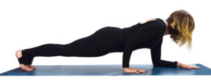 Half Chaturanga Plank